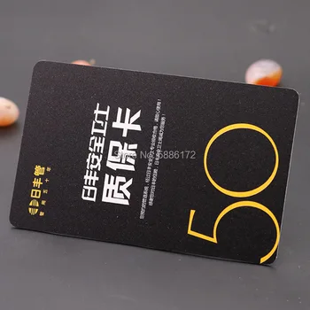 

Customized high quality PVC transparent VIP transparent business card printing