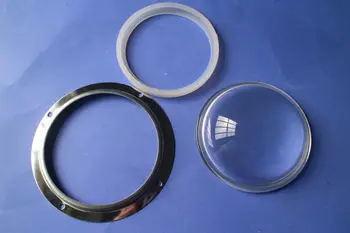 

100mm Glass Lens + Reflector + Holder Bracket Case Kit For 200W LED Light Lamp