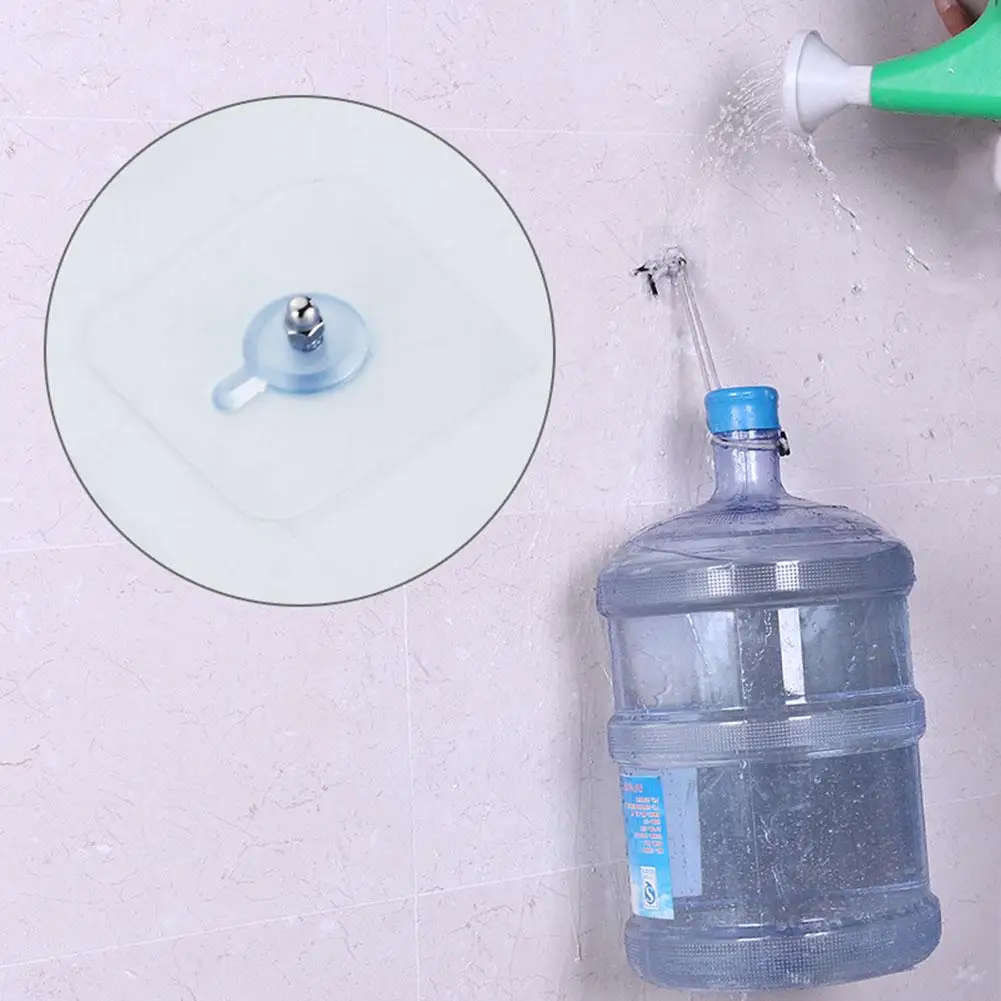 

Waterproof Transparent And Strong Glue Hook Behind The Door Kitchen Nail Free Non-mark Hook Wall Bathroom High Quality Glue Hook