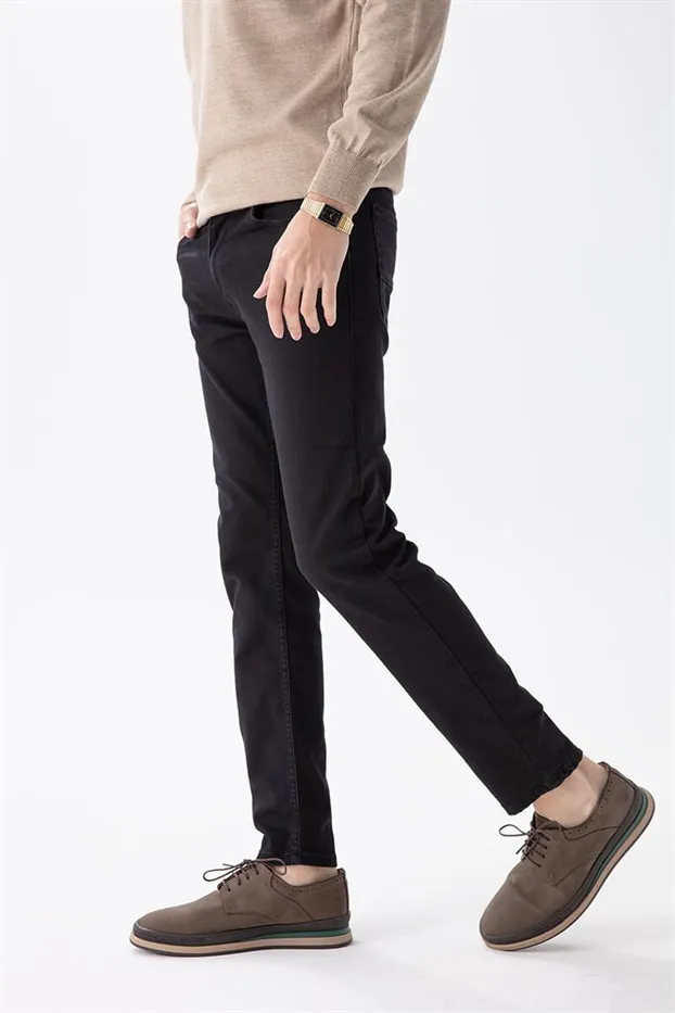 Мужские черные джинсовые брюки Slim Fit | Мужская одежда