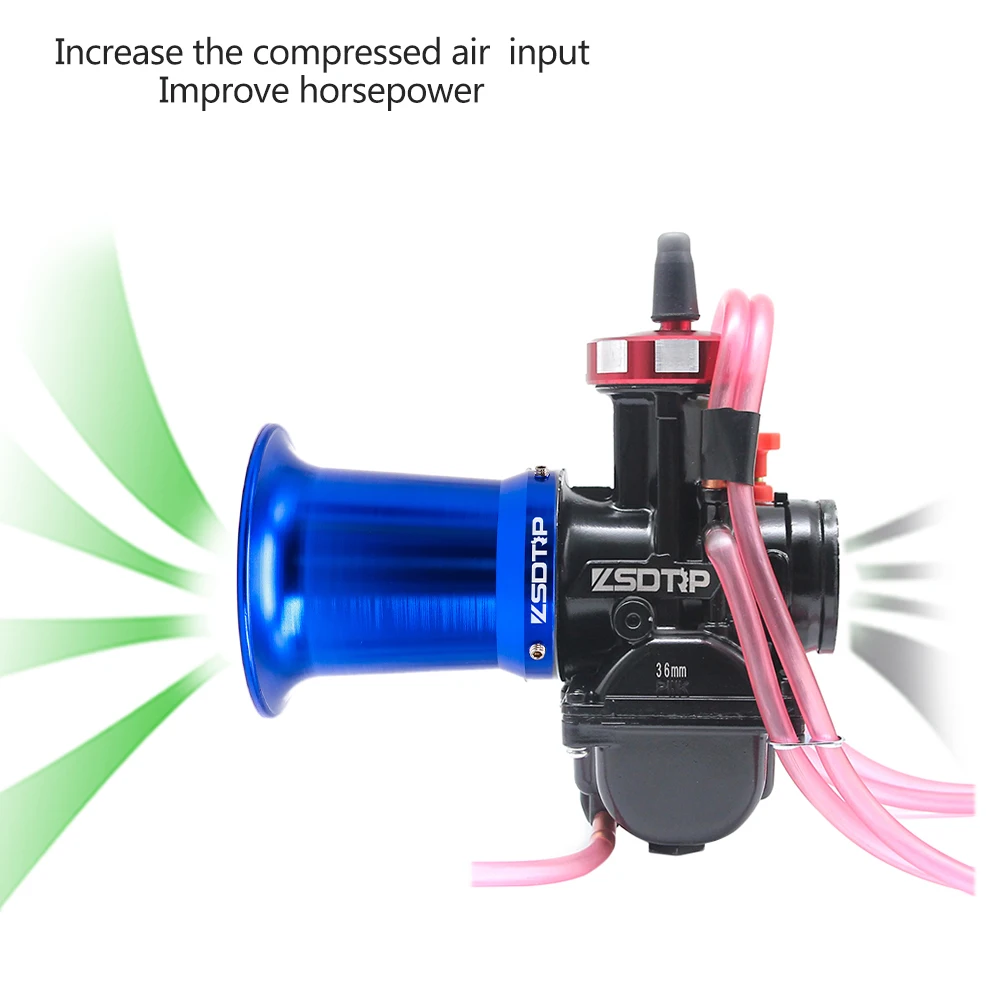 Alconstar-Multi-color 50mm Motorcycle Carburetor Air Filter Wind Horn Cup For Keihin OKO KOSO MIKUNI PE PWK24/26/28/30 E28 PE30