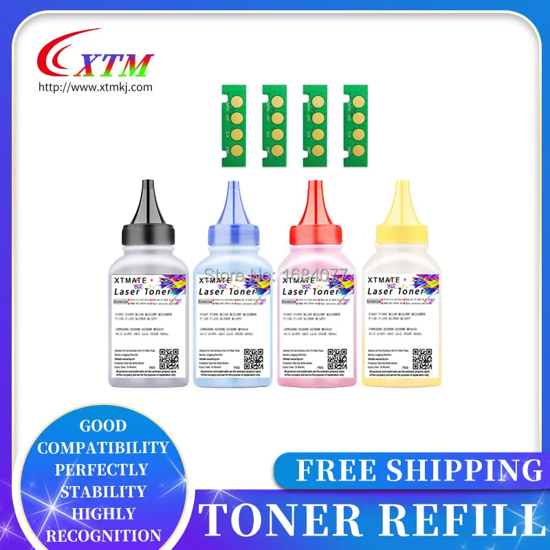 Tóner CLT406 y chip para impresora Samsung CLP315, CLX3305, C410W, C460W, CLX 3300, recambio de polvo, CLP 315