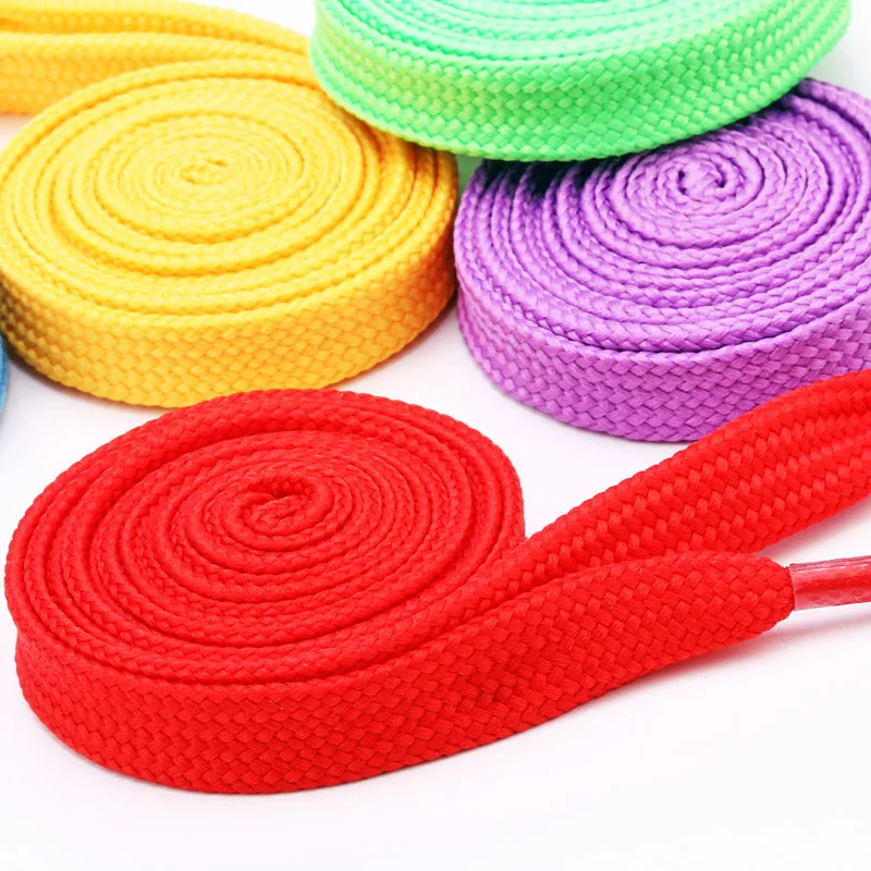 Colourful Shoelaces for Canvas Sneakers Sport Shoes Long Rope Laces 50cm,80cm,100cm,120cm 1 Pair shoelaces for shoes