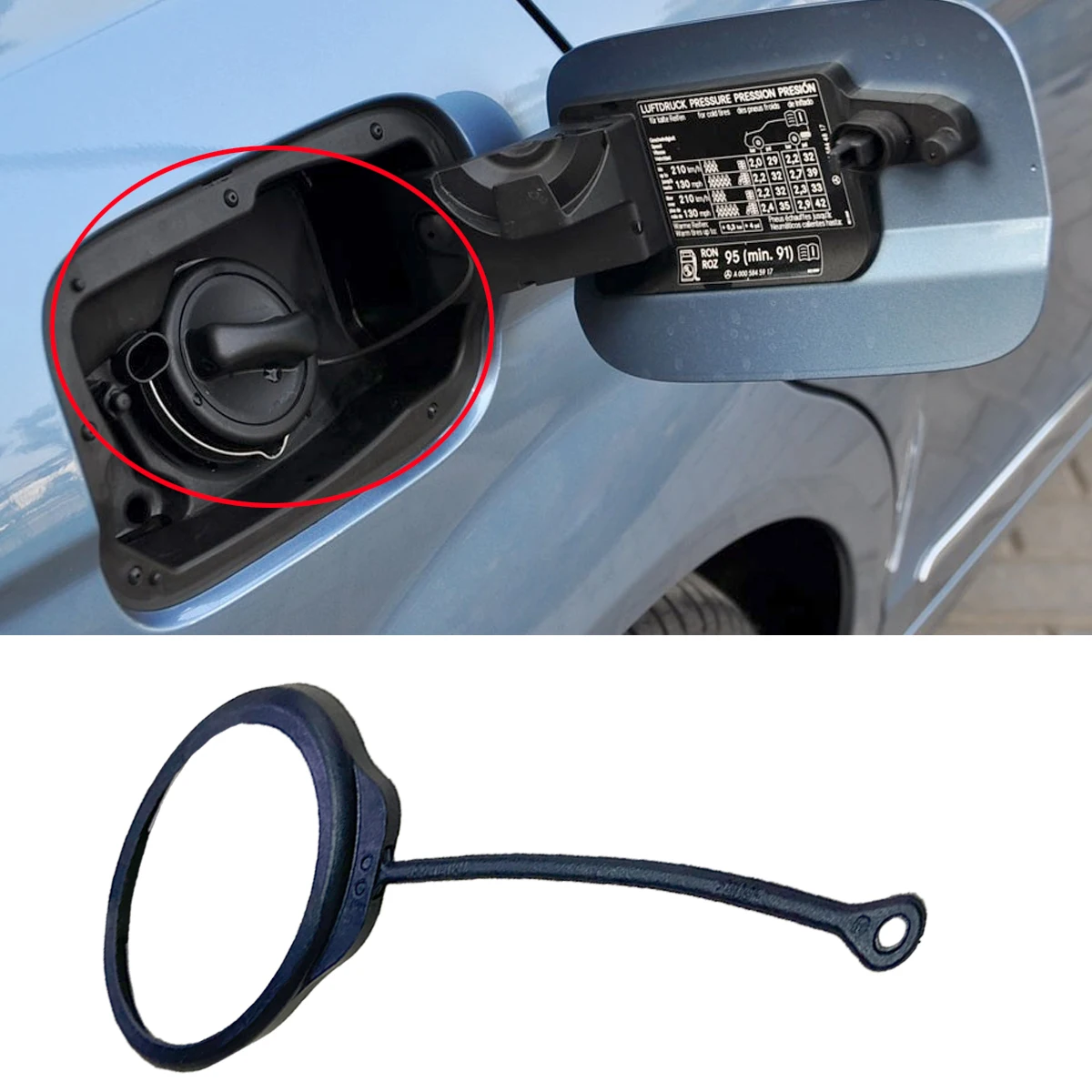 For Mercedes Benz C CLK CLS Cl E G GL S SL SLK W203 W204 W209 W220 W211 W221 W205 New Fuel Tank Cover Cable Gasoline Cap Rope | Автомобили