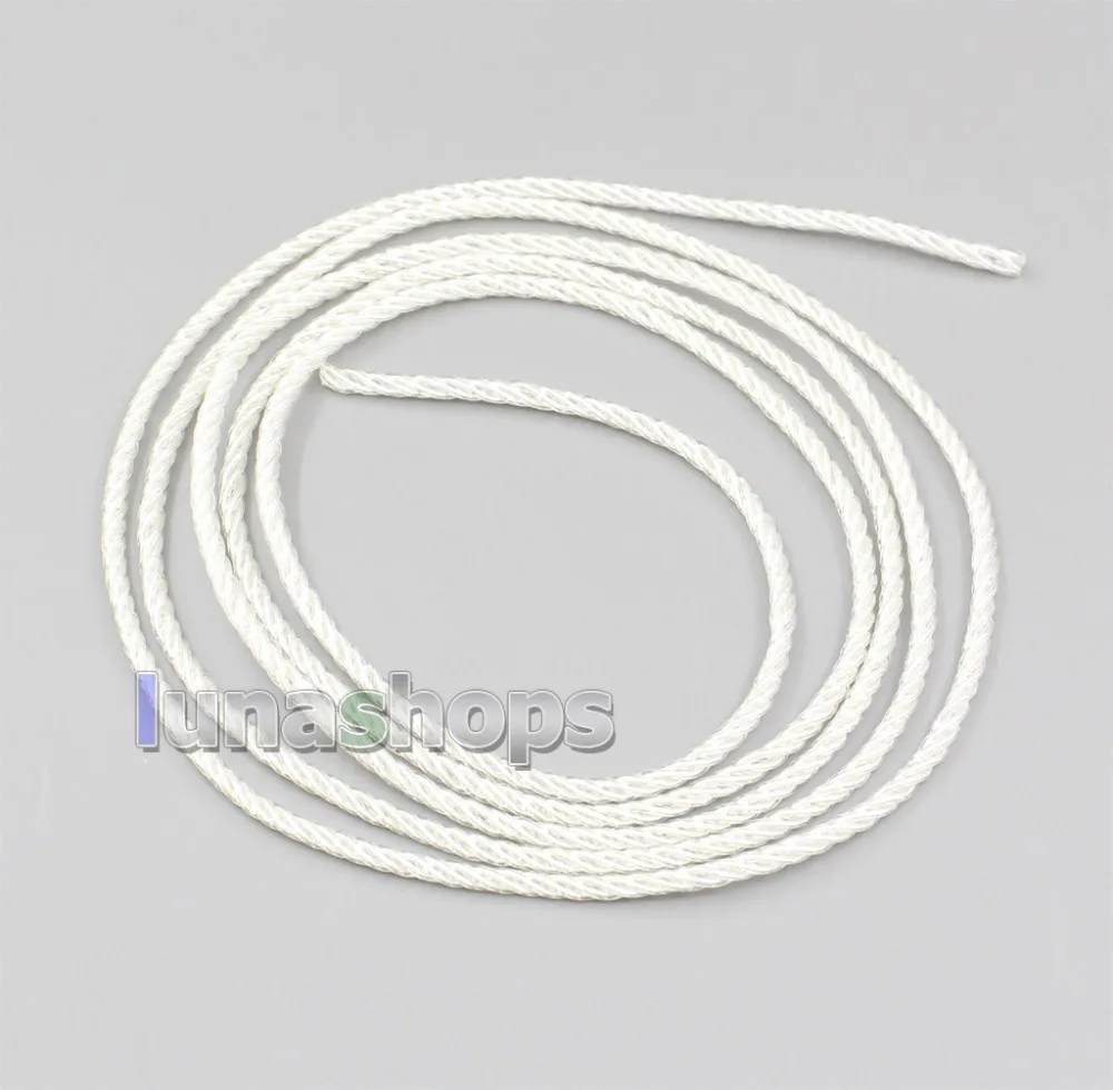 LN006512 4 ядра 99% чистые Серебристые наушники для наушников DIY пользовательский PU изоляционный слой кабель(не Telf