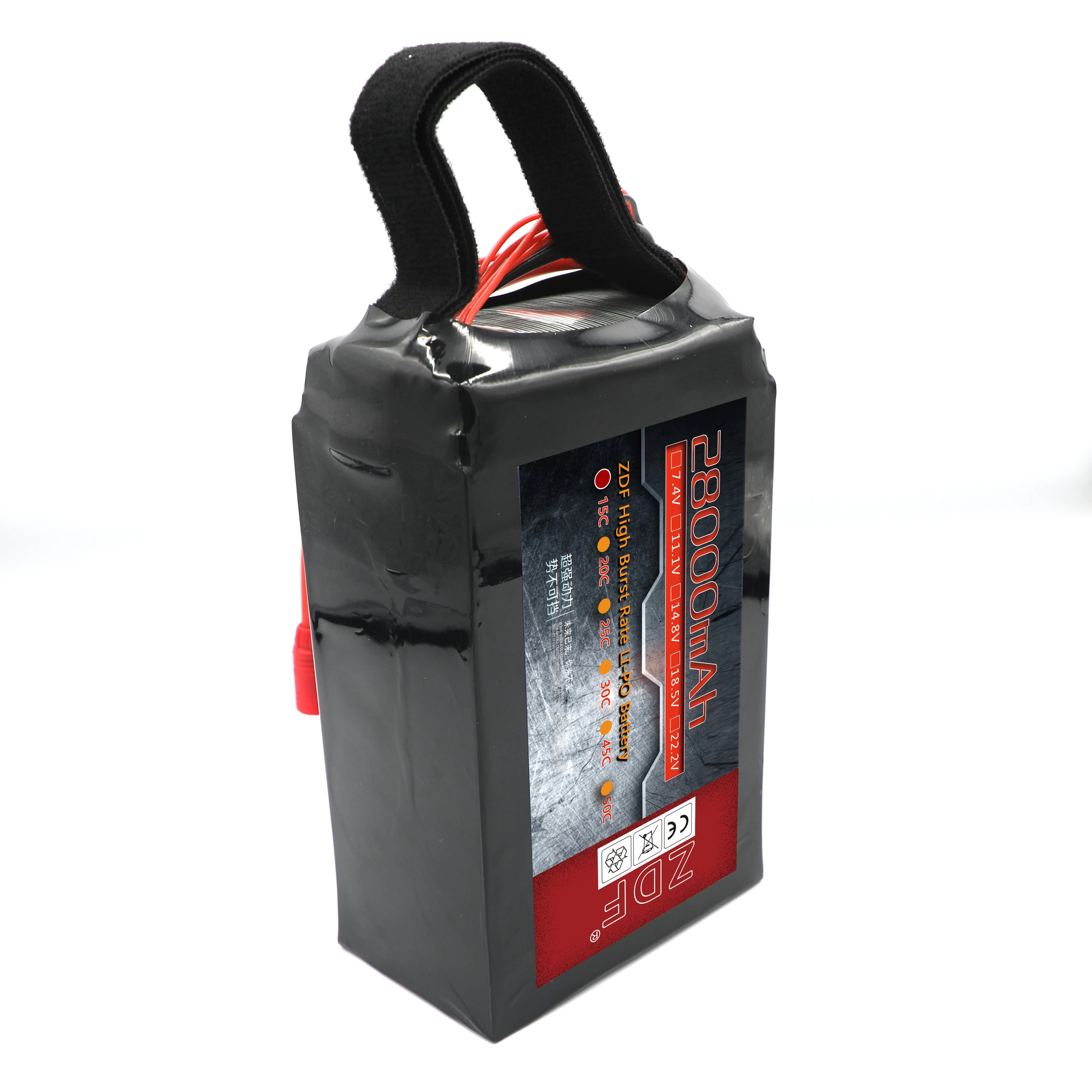 ZDF Lipo батарея 22 2 V 28000mAh 6S 20C батареи для квадрокоптера UAV RC модель самолета машина
