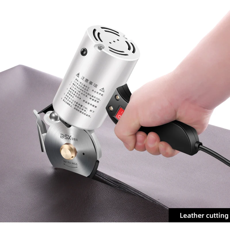 Clothing Electric Scissors Cloth Cutter Fabric Cutting Machine Fabric Round Knife Cutting Machine Electric Hand Push Scissors 3