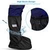 Soumit Waterproof Rain Shoe Cover for Motorcycle Cycling Bike Men Women Reusable Boot Overshoes Boots Shoes Protector Covers ► Photo 2/6