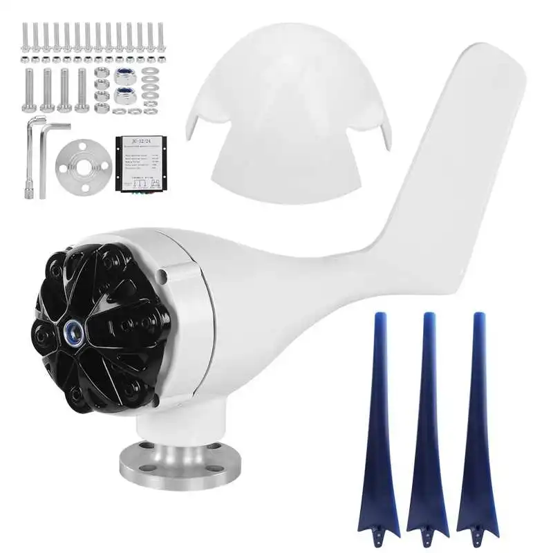 

400W/300W/200W/100W Wind Turbines Generator Kit 3 Blade Aerogenerator with Controller Accessory