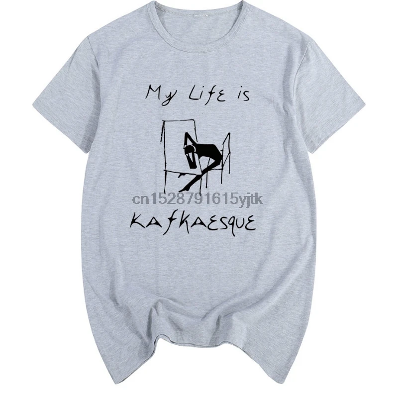 

Franz Kafka Summer Print T Shirt Cotton Men T Shirt New Women Tee