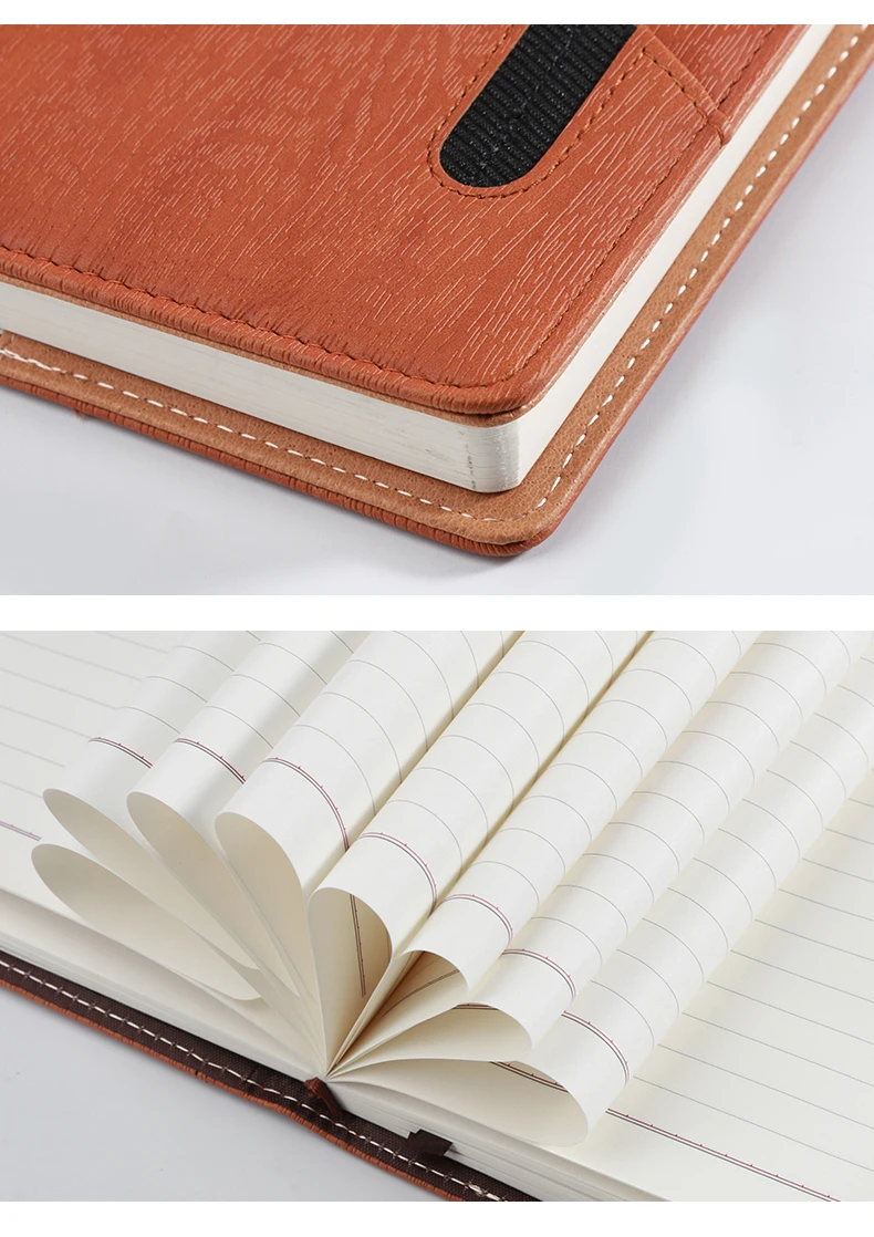 RuiZe multifunction A5 leather notebook planner big B5 note book agenda hardcover creative notepad stationery office supplies