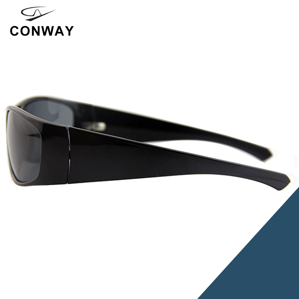 Conway wrap, спортивные солнцезащитные очки, поляризационные очки для вождения, очки для мужчин, для улицы, бейсбольные, охотничьи очки, анти-рассеиватель линз