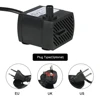 110V/220V 2.5W/3W/4W/5W Ultra-Quiet Submersible Water Fountain Pump Filter Fish Pond Aquarium Water Pump Tank Garden Fountain 5