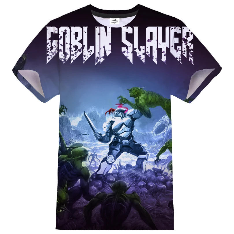 Goblin Slayer футболка аниме 3D принт Косплей уличная одежда Мужчины Женщины Спорт