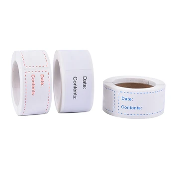 

150pcs/roll Removable Tag DIY Food Storage Home Kitchen Adhesive Refrigerator No Residue Freezer Label Sticker Easy Clean Date