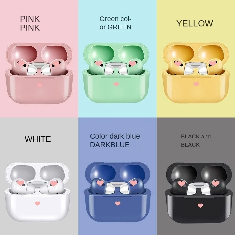 Fashion trend explosion three generation Macaron Bluetooth sports earphones suitable for Apple Android TWS wireless binaural 5 0