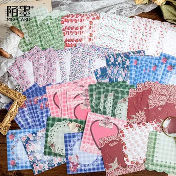 

30 Sheets Lace Handkerchief Series Memo Pad Cute Message Notes Decorative Notepad Note Paper Memo Stationery Office Supplies