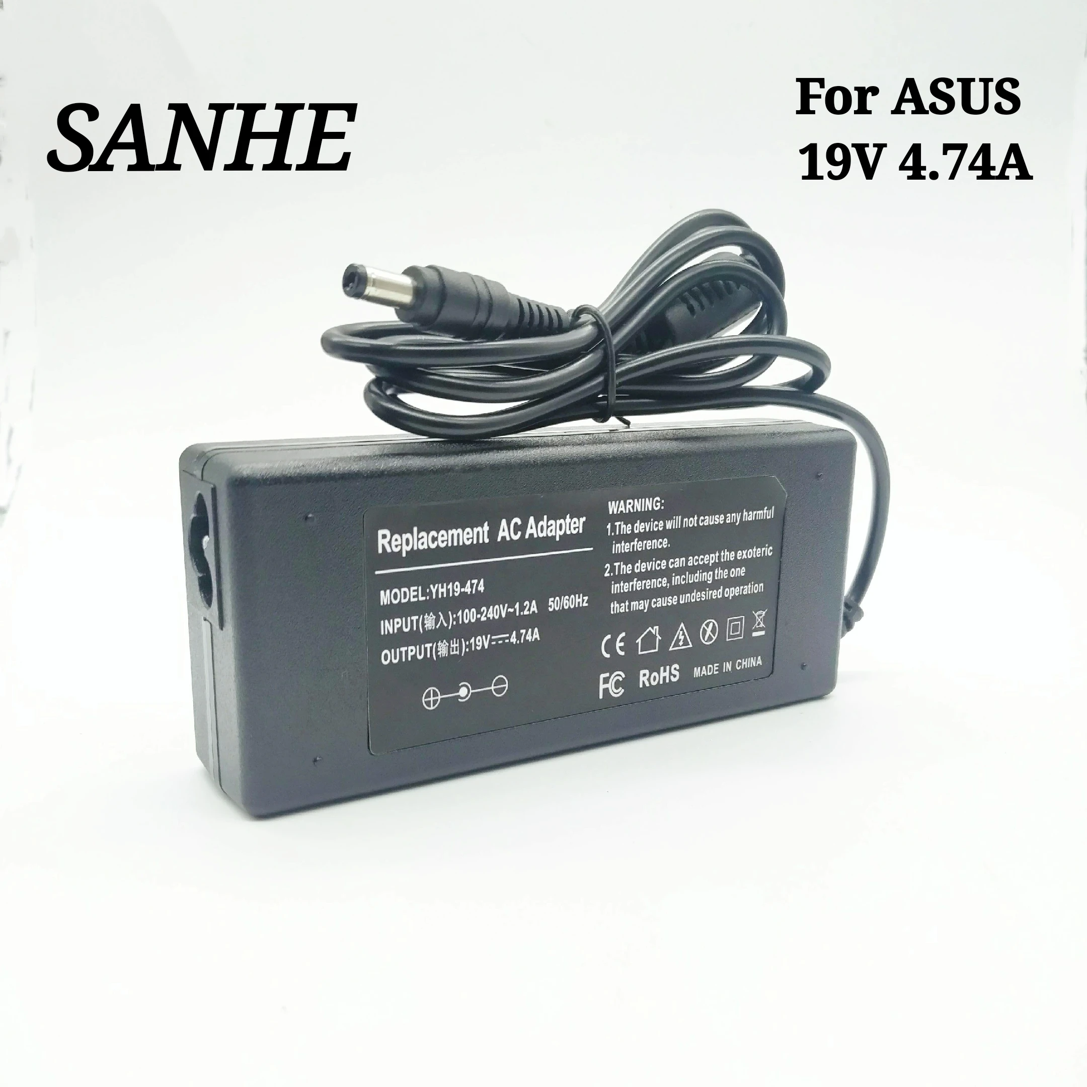 19v 4.74a 5 5*2 мм ac портативное зарядное устройство для путешествий адаптер питания