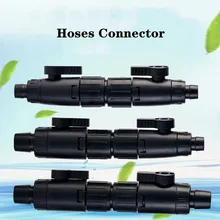 Connecteur de tuyau d'eau de filtre d'aquarium à dégagement rapide, Joint de séparation rapide, changement de chemin, vanne de réglage de la quantité de débit