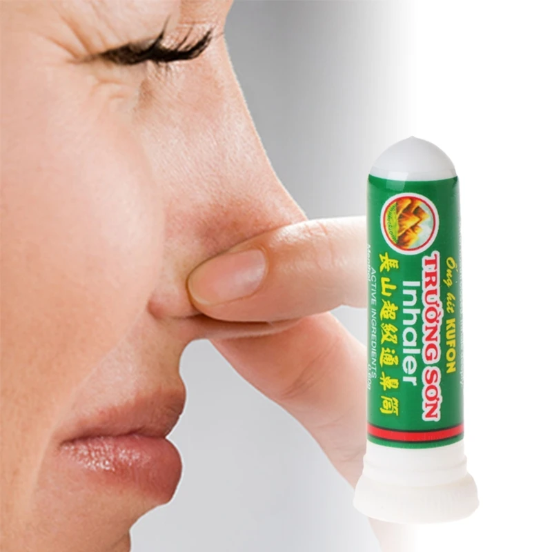 

1Pc Aromatic Peppermint Nasal Inhaler Fast Relief From Blocked Nose Sickness Anti-influenza Relieve Travel Disease