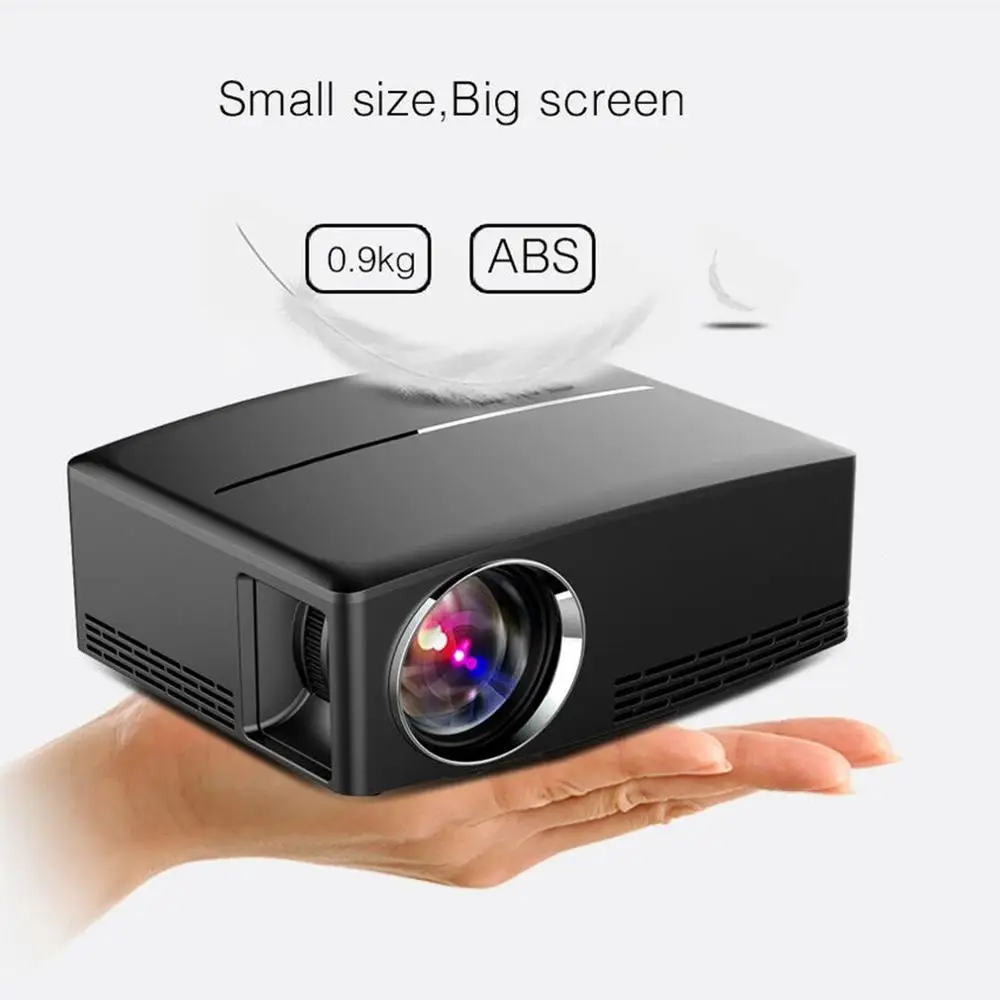 

Full HD 1080P LCD Mini Projector 1800 LM Portable Multimedia Home Cinema Theater Video Movie Entertainment GP80 GP80UP