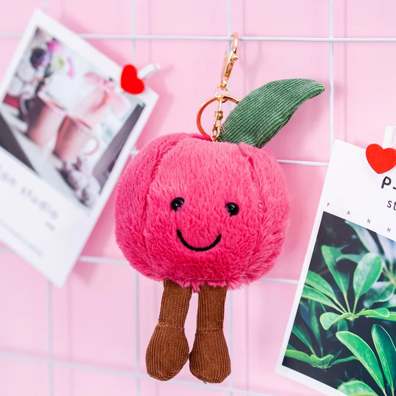 

Kawaii Avocado Fruit Plush Toy Cute Plant Stuffed Doll Pineapple Mushroom Watermelon Apple Soft Toy Key-chain Birthday Gift Kids