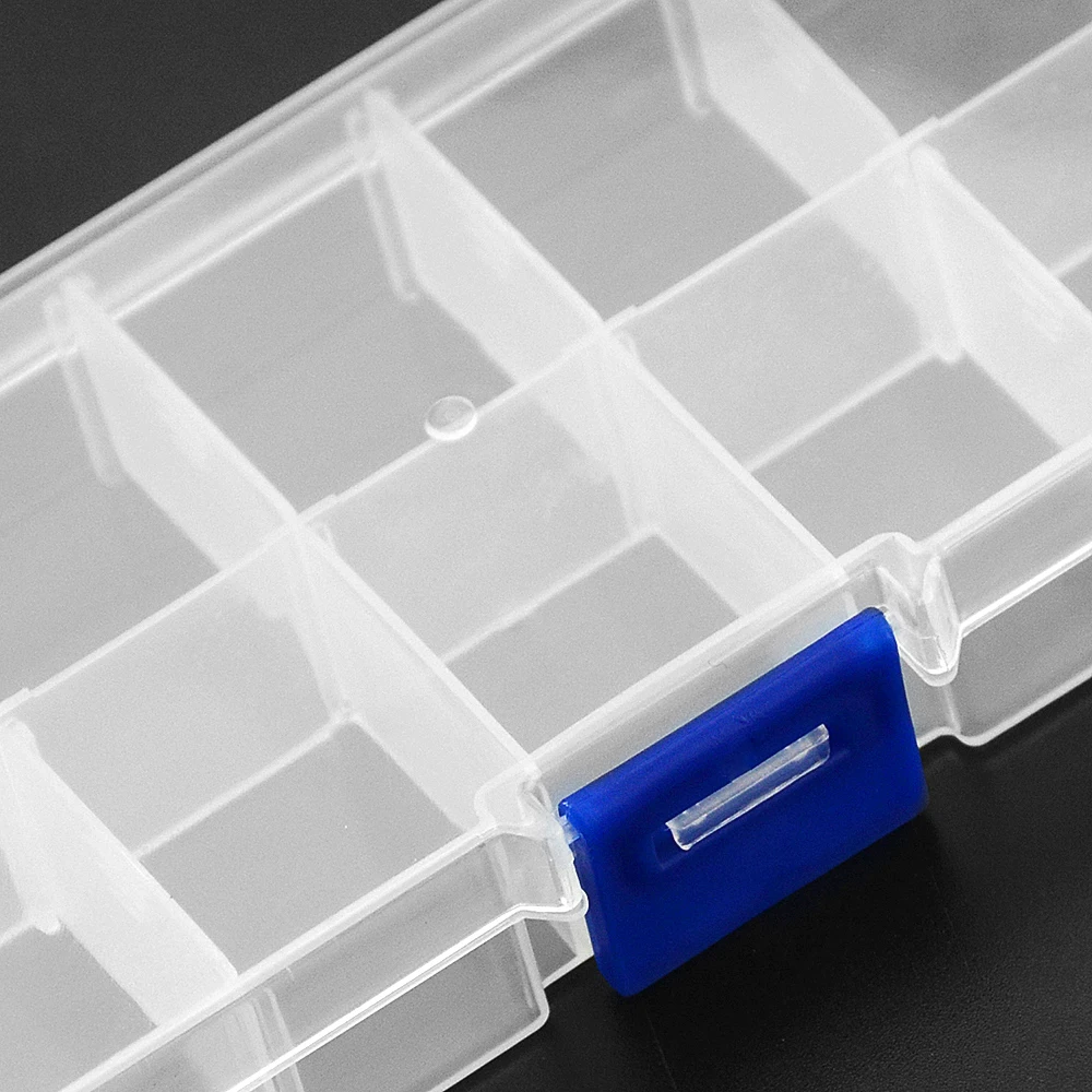 10 Slots Nail Art Tips Rhinestone Beads Storage Box diamond painting Nail Tool Art Rhinestone Drill Jewelry Storage Box