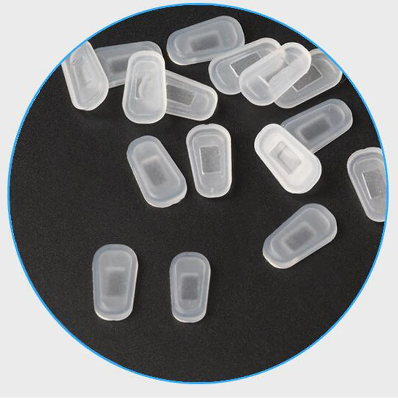 2Pairs/Lot Compressive Comfortable Silicone Airbag Soft Nose Pads On Glasses Embedding Cassette Anti-Slip Embolia Eyeglasses glasses nose pads