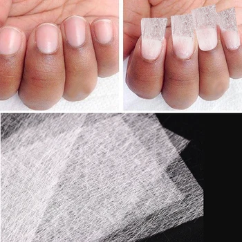

10/20pcs Silk Fiberglass for Nail Extension Form Non-Woven Silks UV Gel Building Fiber French Acrylic DIY Manicure Accessories