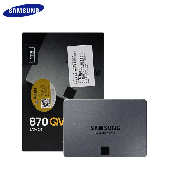 100%Samsung 2tb SSD 1TB 2.5" 870 QVO 4TB 8tbInternal HDD SATA III QLC SATA3 Solid-State Hard Drive New 100% Original For Desktop 1