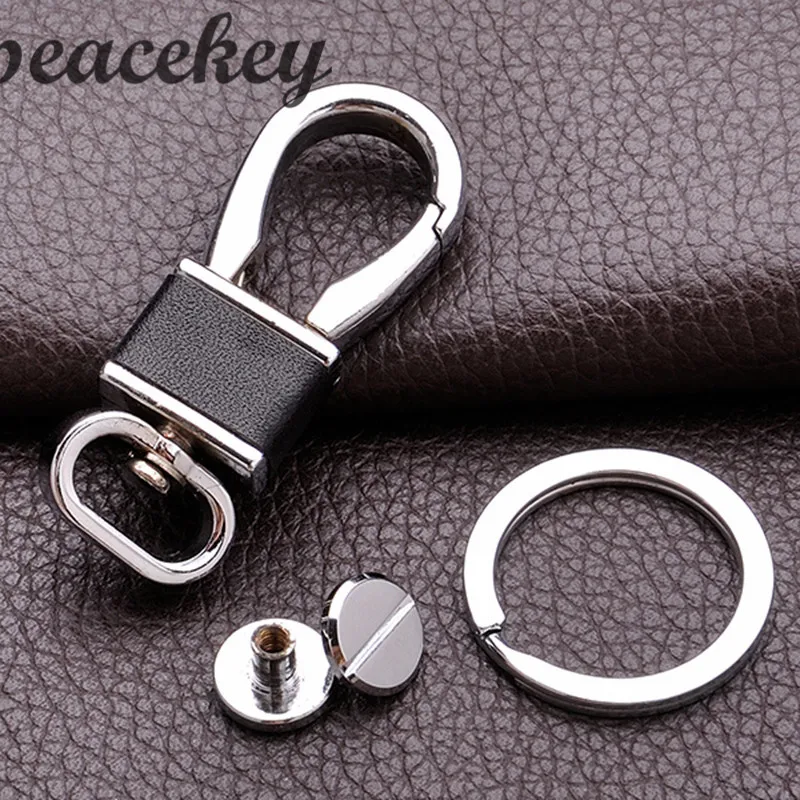 Generic Leather Car Key Fob Holder Keychain Hang Cover Sticker For