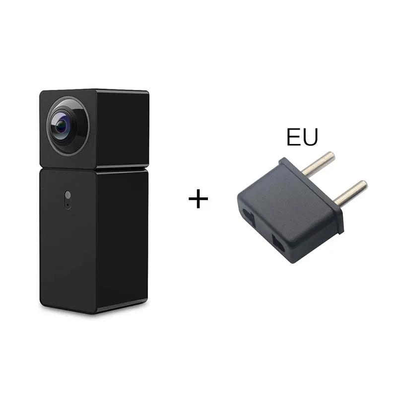 Add EU Adapter Xiaomi Xiaofang Smart I P камера 1080P двойной объектив панорамный вид Смарт wifi IP VR режим просмотра ночное видение Xiaofang двойная CMOS камера - Цветной: Add EU Adapter