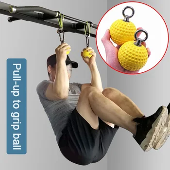 

Pull Up Balls Grips for Finger Trainer Grip Strength Training Arm Muscles Barbells Gym Hand Grip Ball Fitness Equipment Sports
