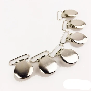 

1/3/5PcsBaby Teether Pacifier Clip Chain Metal Round DIY Nipple Holder Preferred Nipple Chain Accessories Children's Goods