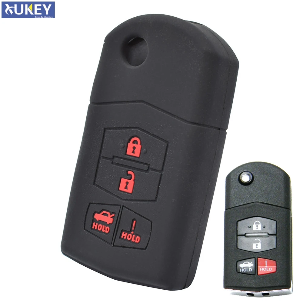 Key Fob Cover For 2006-2013 Hyundai Azera Remote Case Rubber Skin Jacket
