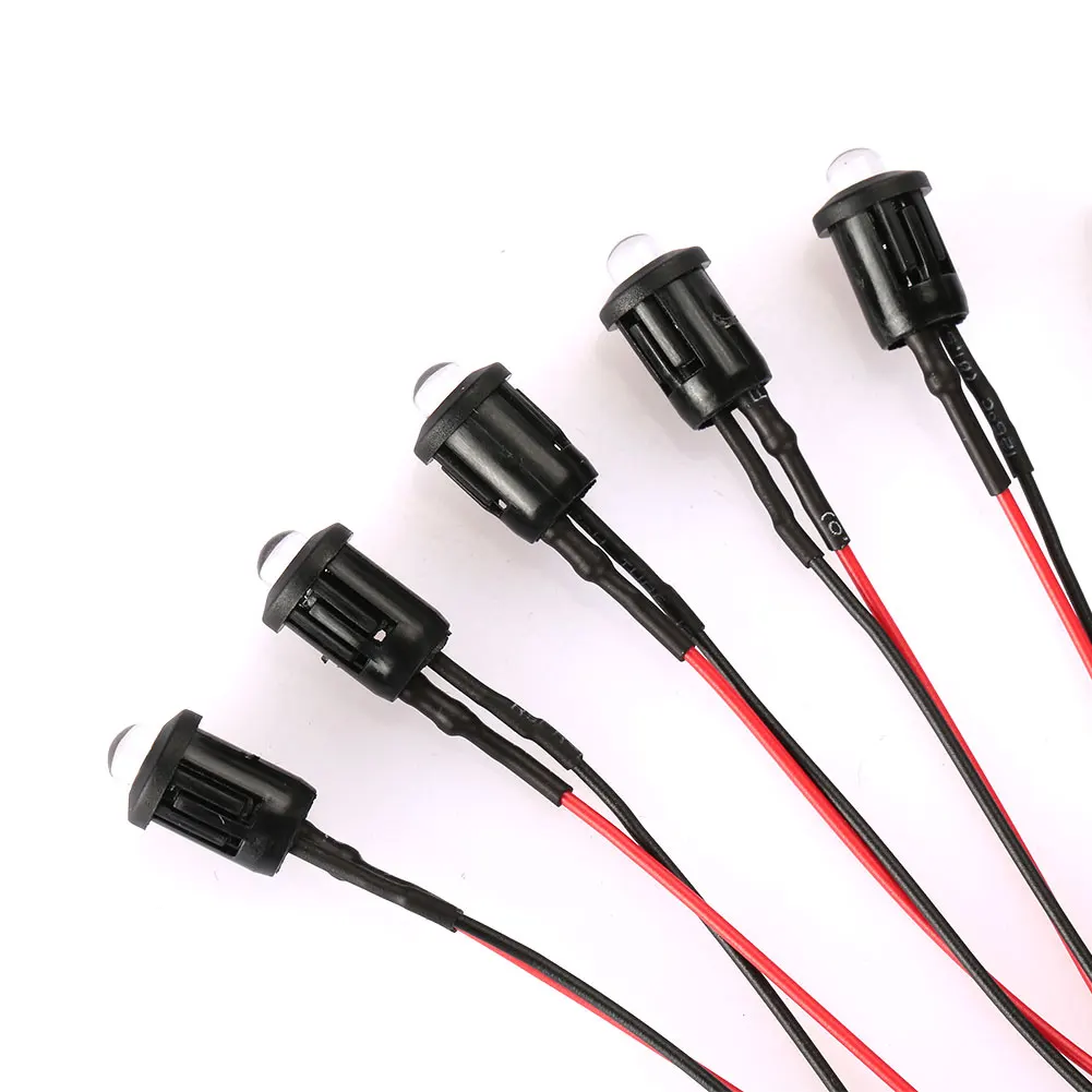5MM Lamp 5 Color Replacement Car Home Furniture LED Bulb Flexible F5 DIY Lighting Fixture Indicator Light Decoration Boat