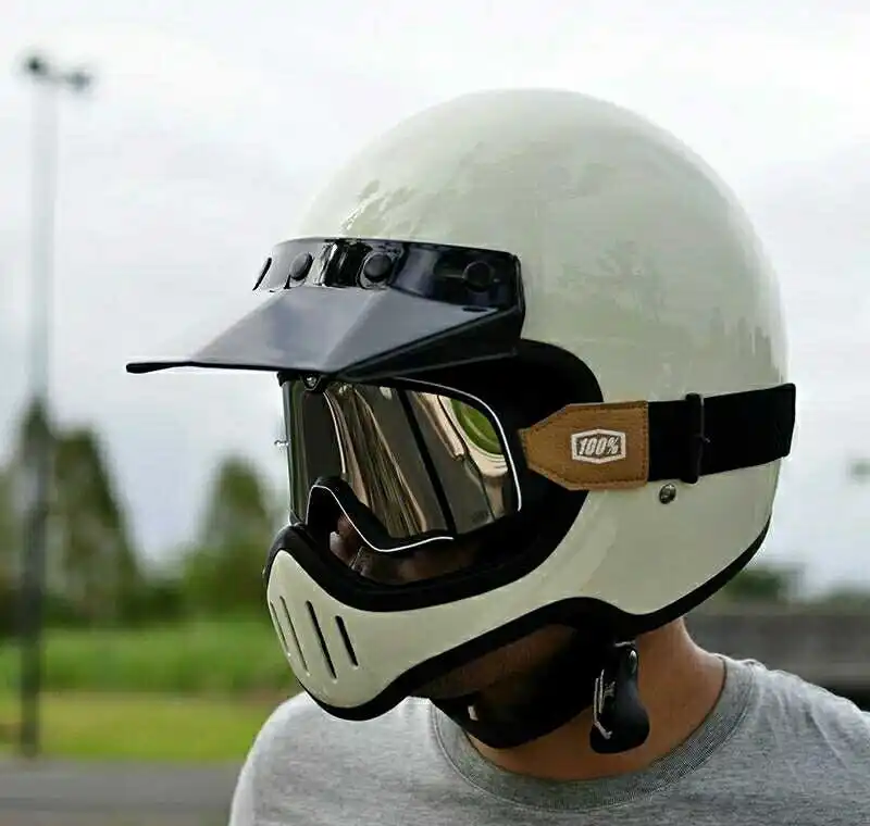 Face Guard Bikers Helmet - Image 4