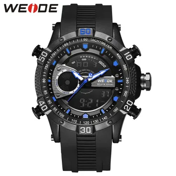 

WEIDE Men Watch Casual Sports Men Watch Digital Miitary Quartz Watches Waterproof Resistant Electronics Alarm Clocks Wristwatch