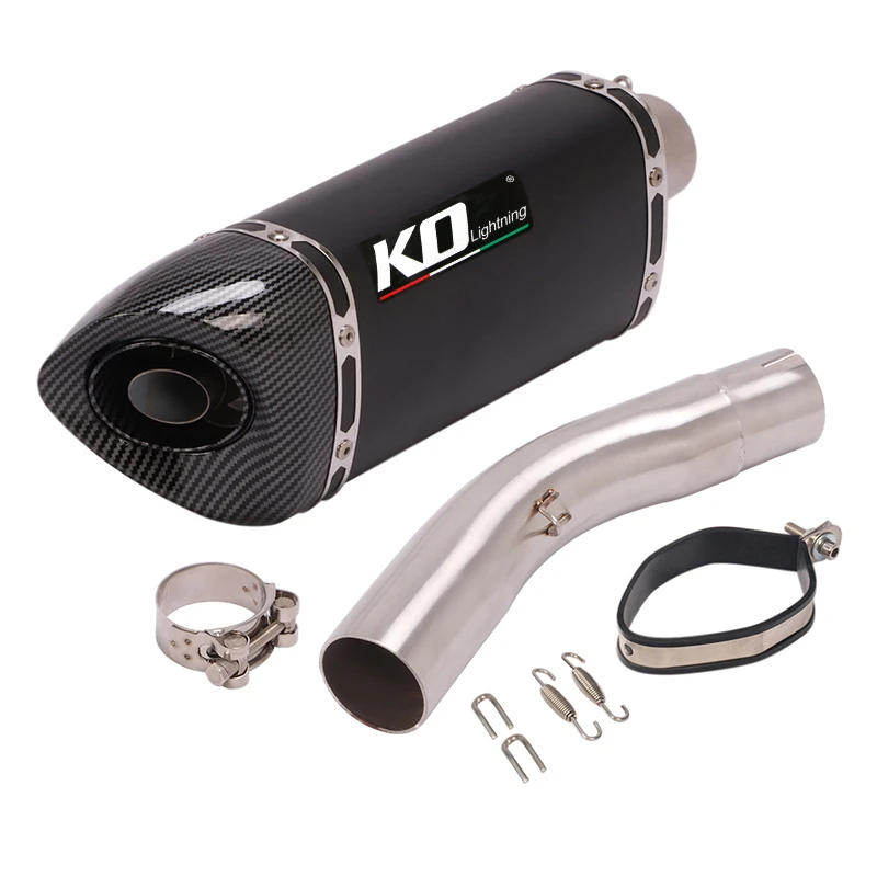 Slip On Motorcycle Exhaust Mid Link Tube And 51mm Vent Pipe Stainless Steel Exhaust System For Triumph Daytona 675R 2013-2017 - Image 5