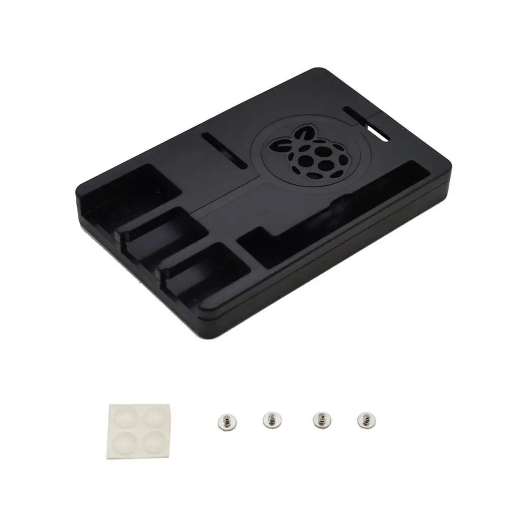 9 см x 7 см x 2,5 см прозрачный ABS V8 Чехол защитный корпус с винтами для Raspberry Pi Модель 3B