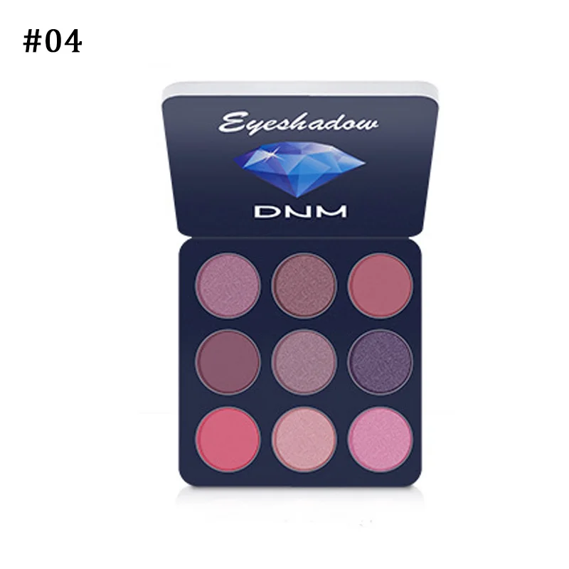 44 Новые 9 цветов блестящие тени для макияжа Палитра Shimmer and Shine Diamond Pallete матовые тени для век блестящая пудра пигмент косметика - Цвет: 44