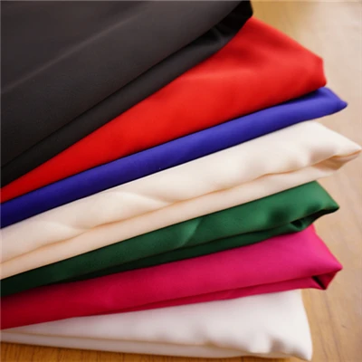

1Meter Import Matte Thickened Acetic Acid Satin Fabric Stretch Satin Smooth High-end Custom Clothing Fabric.