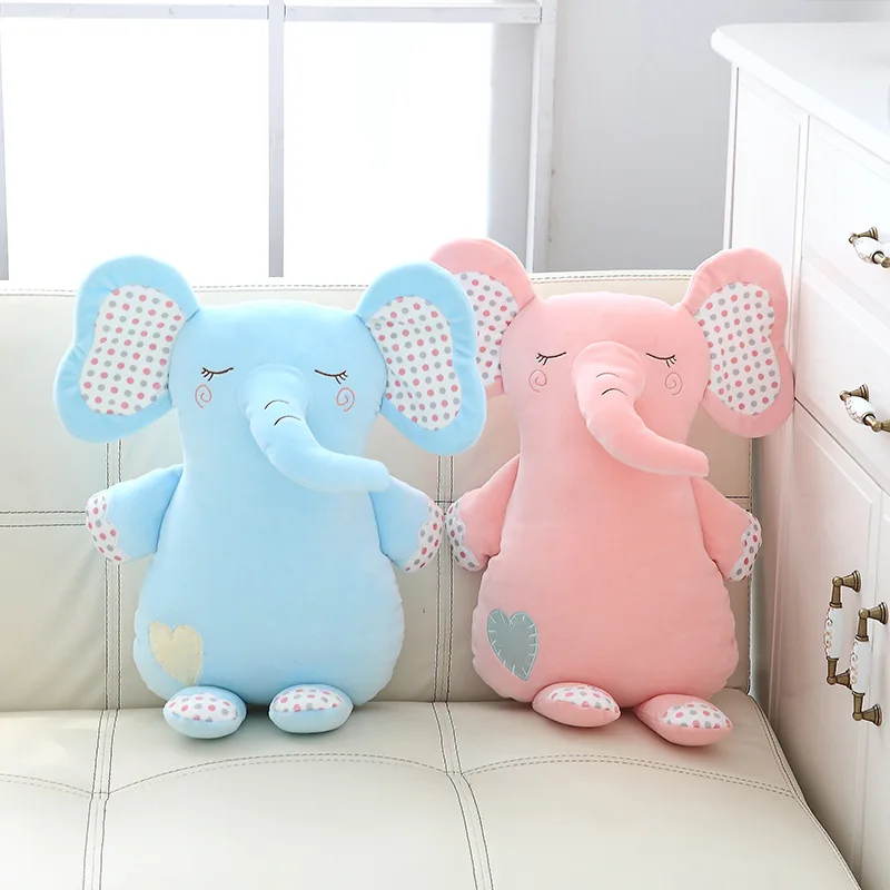 

40CM Super soft plush toy elephant doll pillow with elastic super soft plush for kids and girl gift NTDIZ0236