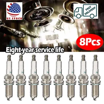 

8pcs 90919-01191 Iridium Spark Plug 90919-01275 2.7 4.0 4.6 5.7 L 90919-01253 For Toyota Sequoia Tundra Lexus LX570 SK20HR11
