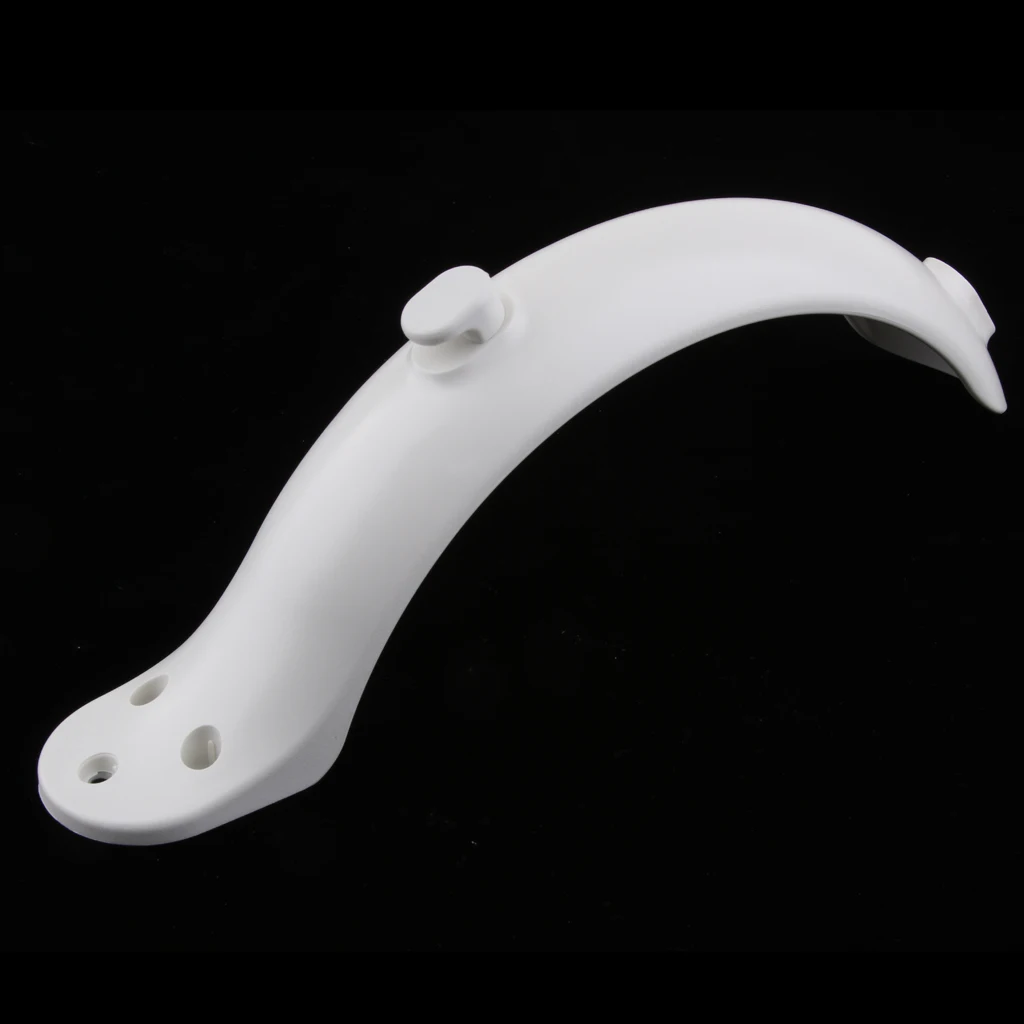 

Scooter Rear Mud Fender, Mud Guard White Mudguard Fits Mijia M365