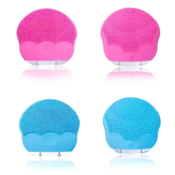 

Waterproof Sonic Electric Cleansing Instrument Portable Silicone Wash Face Brush