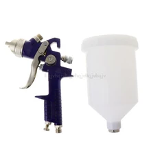Professional H827P Air Spray Gun Paint Sprayer 600ml Pot Gravity Feed HVLP 3 Nozzles With 1.4mm 1.7mm 2mm Construction Tools O12