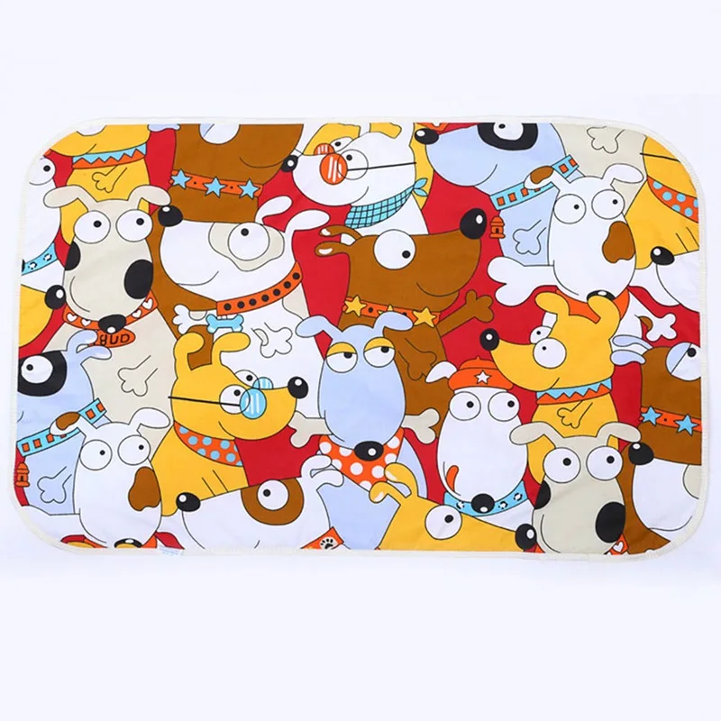 75*120 см Коврик для переодевания малыша мультфильм хлопок водонепроницаемый лист детский Пеленальный матрас стол пеленки писсуар игра игровой чехол матрас для новорожденных