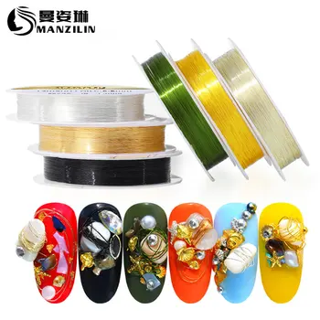 

Nail Ornament Handmade Copper Gold And Silver Thread Gold Nail Gold Thread Not Color Changing 6-Color