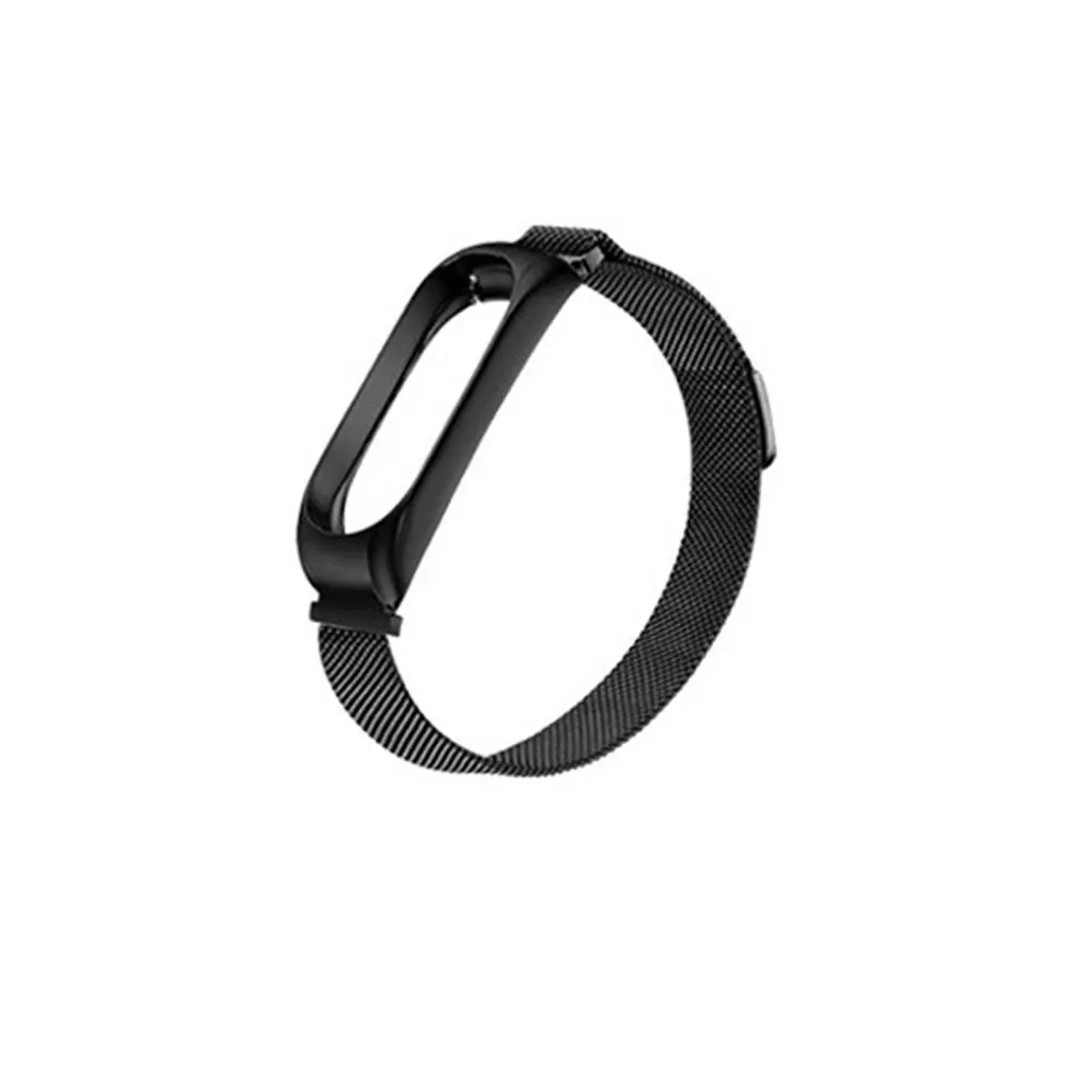 

Fashion For Xiaomi Mi Band 4 Replacement Sport Magnetic Item Strap Metal Wristband Bracelet Two-Tone Replacement Strap